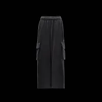 Nike Sportswear жіноча Low-Rise оверсайз French Terry Open-Hem Pants колір чорний