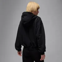 Nike Jordan Sport Crossover жіноча Dri-FIT Fleece Толстовка з капюшоном колір чорний