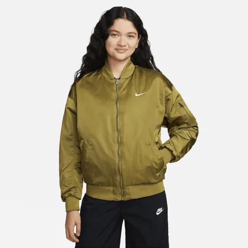 Nike Sportswear жіноча Reversible Varsity Bomber Куртка Green