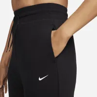 Nike Dri-FIT One жіноча З високою талією 7/8 French Terry Joggers колір чорний