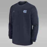 North Carolina Tar Heels Sideline Coach мужские Nike College Long-Sleeve Top синий