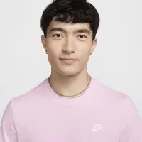 Nike Sportswear Club мужские футболка Pink