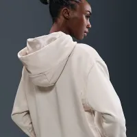 Nike A'ja Wilson жіноча оверсайз Cropped баскетбольні Толстовка з капюшоном колір сірий