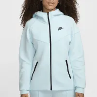 Nike Sportswear Tech Fleece Windrunner женская Full-Zip Толстовка с капюшоном синий