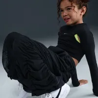 Nike Sportswear Girls' Woven Pants колір чорний