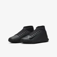 Nike Jr. Mercurial Superfly 10 Club Little/Big детские TF High-Top Soccer Кроссовки цвет черный