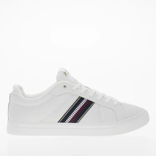 Кросівки Tommy Hilfiger Icon Court Sneakers Stripes FW0FW08110-YBL - Білі