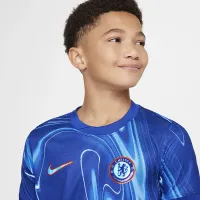 Chelsea FC 2024/25 Stadium Home Big дитячі Nike Dri-FIT Soccer Replica Jersey блакитний