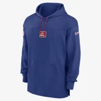 New York Giants Sideline Jersey мужские Nike Dri-FIT NFL Pullover Толстовка с капюшоном синий