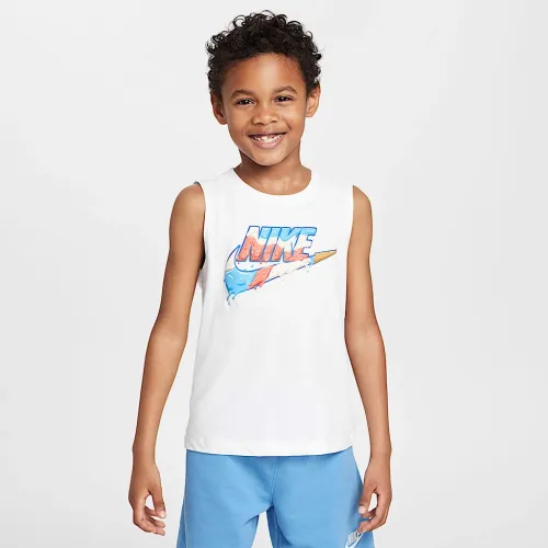 Nike Little дитячі Futura Ice Cream Tank колір білий