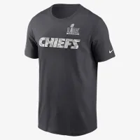 Kansas City Chiefs Super Bowl LIX Opening Night чоловічі Nike NFL футболка колір сірий