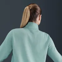 Nike Sportswear Club Fleece женская 1/2-Zip свитшот цвет зеленый