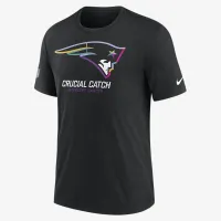 New England Patriots Crucial Catch мужские Nike NFL футболка цвет черный