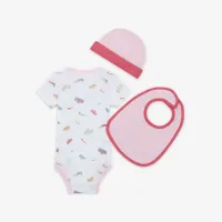 Nike Everyone From Day One Baby (0-9M) 3-Piece Bodysuit комплект колір білий