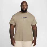 Nike Sportswear мужские Max90 футболка цвет коричневый