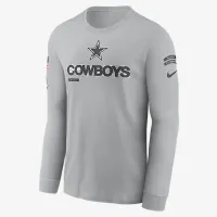 Dallas Cowboys Salute to Service Mascot Edge Legend чоловічі Nike NFL Long-Sleeve футболка блакитний