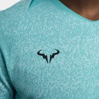 Nike Rafa мужские Dri-FIT ADV Short-Sleeve Tennis Top цвет зеленый