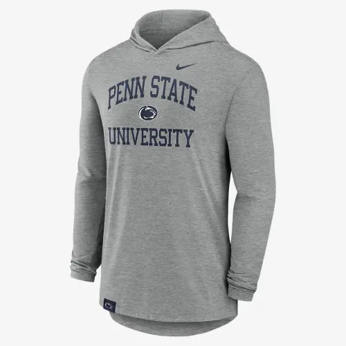 Penn State Nittany Lions Blitz чоловічі Nike Dri-FIT College Long-Sleeve Hooded футболка колір сірий
