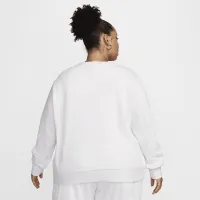 Nike Sportswear Club Fleece женская Crew-Neck свитшот (большие размеры) цвет коричневый