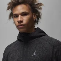 Nike Jordan Dri-FIT Sport мужские Full-Zip Толстовка с капюшоном цвет черный