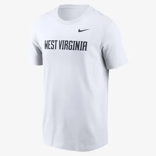 West Virginia Mountaineers Primetime Wordmark чоловічі Nike College футболка колір білий