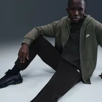 Nike Sportswear Club чоловічі Fleece Bungee Pants колір чорний