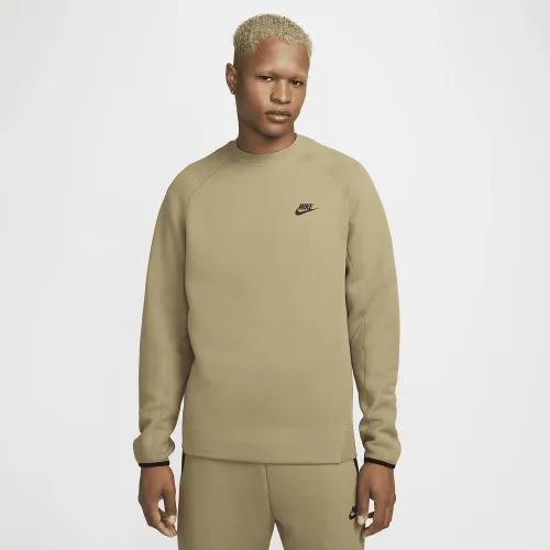 Nike Sportswear Tech Fleece чоловічі Crew колір коричневий