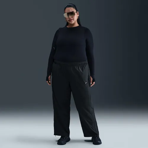 Nike Sportswear Classic женская Mid-Rise Open-Hem Pants (большие размеры) цвет черный