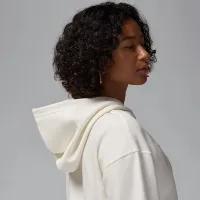 Nike Jordan Brooklyn Fleece жіноча Graphic Pullover Толстовка з капюшоном колір білий
