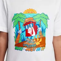 Nike Sportswear Big дитячі футболка колір білий