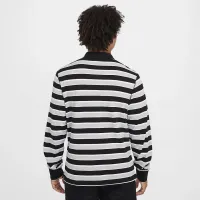 Nike Club мужские Long-Sleeve Striped Polo цвет черный