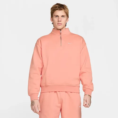 Nike Solo Swoosh мужские 1/4-Zip Top Orange