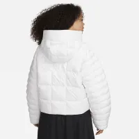 Nike Sportswear Swoosh Puffer PrimaLoft® женская Therma-FIT оверсайз Hooded Куртка цвет белый