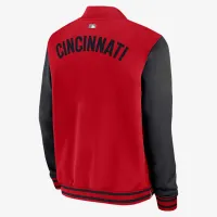 Cincinnati цвет красныйs Authentic Collection Dugout мужские Nike MLB Full-Zip Bomber Куртка цвет красный