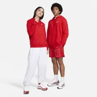 Nike Sportswear Club Fleece жіноча Pullover Толстовка з капюшоном колір червоний