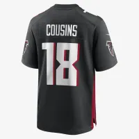 Kirk Cousins Atlanta Falcons чоловічі Nike NFL Game Football Jersey колір чорний