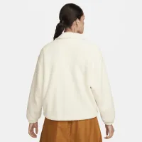 Nike Sportswear женская Collaцвет красный High-Pile Fleece Куртка цвет белый