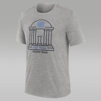 North Carolina Tar Heels Local Campus Time Honoцвет красный Tradition мужские Nike College футболка цвет серый