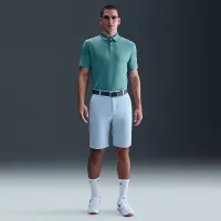 Nike Tour мужские Dri-FIT Heatheцвет красный для гольфа Polo цвет зеленый