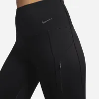 Nike Go женская Firm-Support С высокой Талией Cropped лосины с карманамицвет черный