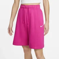 Nike Sportswear Essential женская Fleece High-Rise шорты Pink