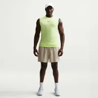 Nike Pro мужские Dri-FIT Tight Sleeveless Fitness Top цвет зеленый