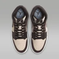 Nike Air Jordan 1 Mid SE мужские Кроссовки цвет коричневый