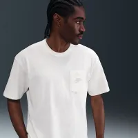 Nike Sportswear Premium Essentials мужские футболка цвет белый