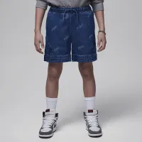 Nike Jordan MJ Flight Heritage Big детские Denim шорты синий