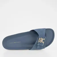 Шльопанці Tommy Hilfiger Monogram Flat Mule FW0FW07071-DBX - Синій