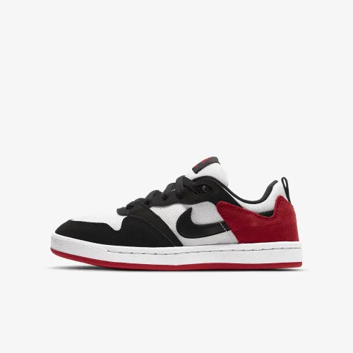 Nike SB Alleyoop Big детские Skate Кроссовки цвет белый