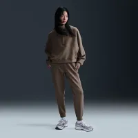 Nike 24.7 ImpossiblySoft жіноча Dri-FIT оверсайз 1/2-Zip Top колір коричневий