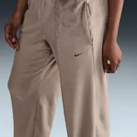 Nike Sportswear Chill Knit женская Mid-Rise Velour Pants цвет коричневый