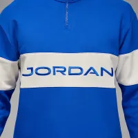 Nike Jordan Sport чоловічі Dri-FIT 1/4-Zip для гольфу Top блакитний